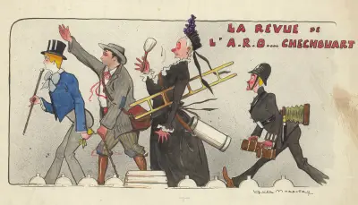 La revue de l’A.R.O….chechouart de Valentin Tarrault et Charles Abadie, Yves Marevéry