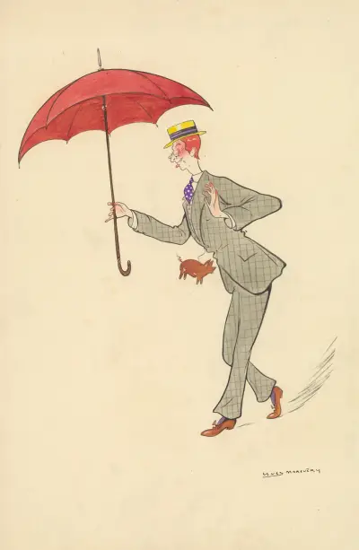 Paul Ardot dans ‘La divorcée’ de Victor Léon, 1911 – Nr. 2, Yves Marevéry