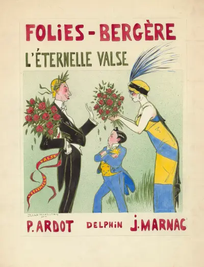 Paul Ardot, Delphin et Jane Marnac dans ‘L’éternelle valse’ de Austen Hurgon, Yves Marevéry