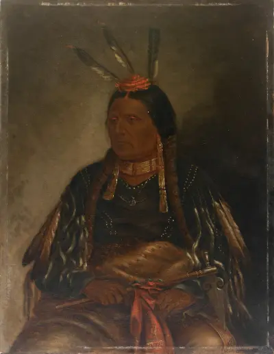 Che-tan-ce-ta (Yellow Hawk), Antonio Zeno Shindler