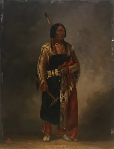 Mak-phe-ah-luta (Red Cloud), Antonio Zeno Shindler