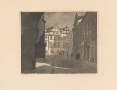 Kanonia Street in Warsaw von Zofia Stankiewicz