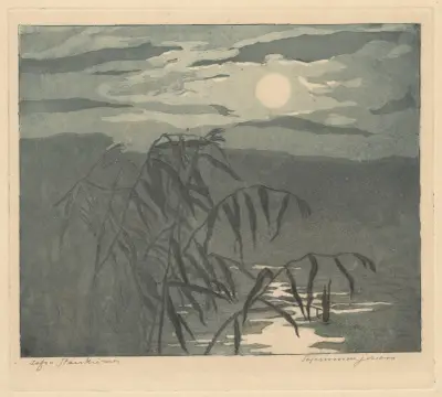 Mysterious lake von Zofia Stankiewicz
