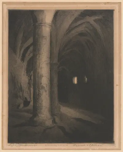 Prison in Chillon von Zofia Stankiewicz