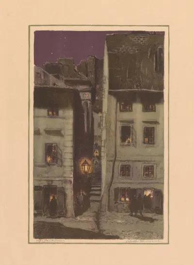 Stone Steps in the Old Town von Zofia Stankiewicz