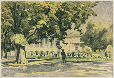 The Saxon Garden in Warsaw von Zofia Stankiewicz