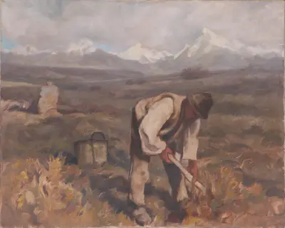 Podzimní práce (Sklizeň brambor), Zolo Palugyay