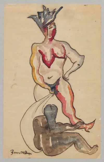 Figural composition av Zygmunt Waliszewski