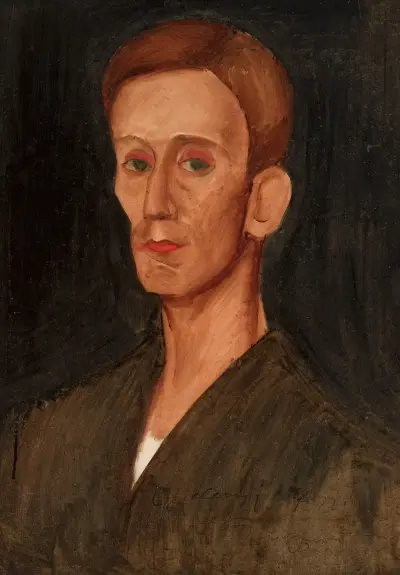 Portrait of Józef Czapski av Zygmunt Waliszewski