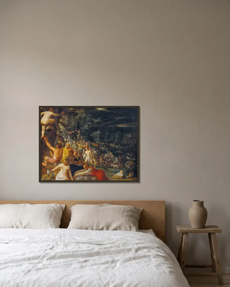 Potopa, Adam Elsheimer v rámu na stěně