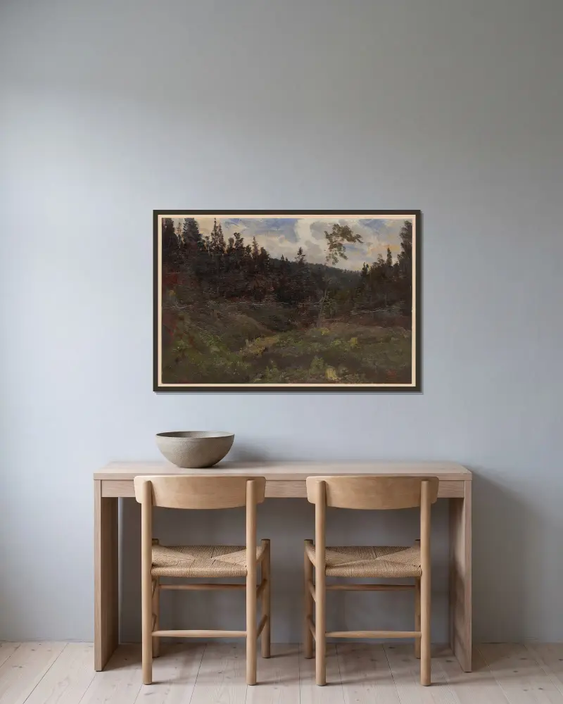 Mýtina, Adolf Dressler v rámu na stěně