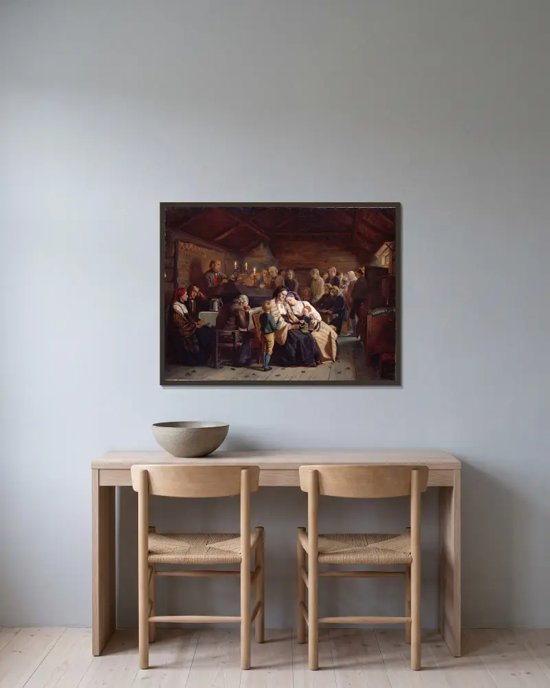 Stypa, Adolph Tidemand w ramie na ścianie