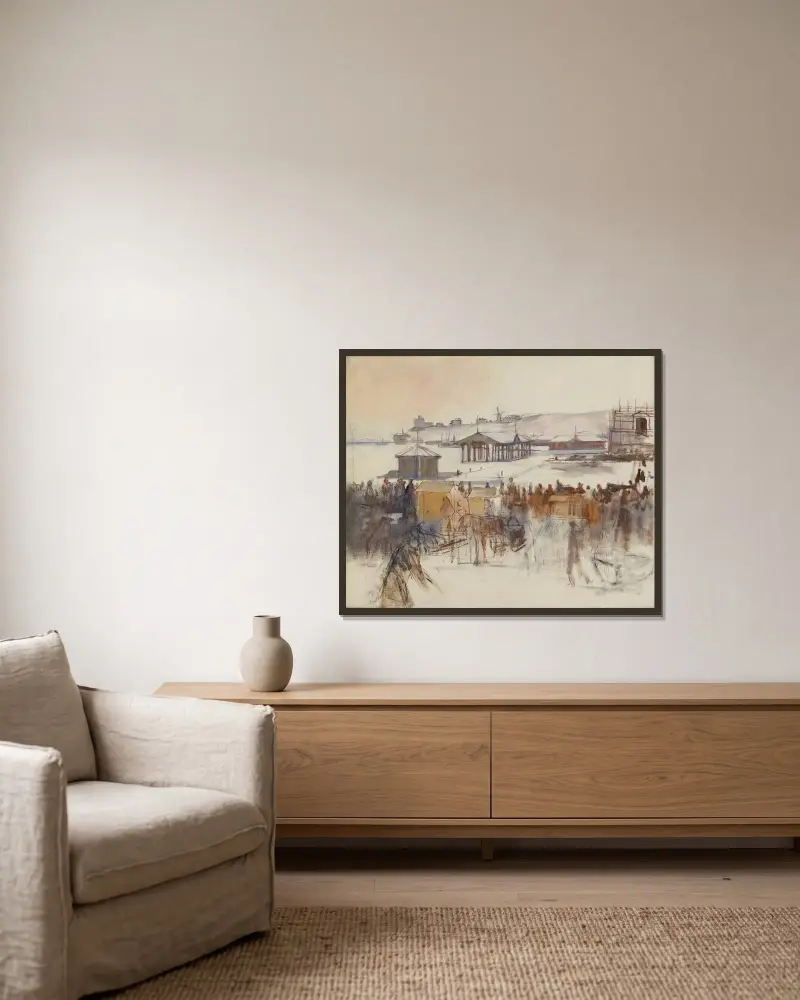 From the South Harbor, Albert Edelfelt w ramie na ścianie