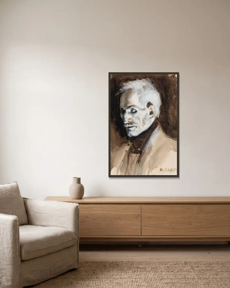 Lieutenant Stool, Albert Edelfelt w ramie na ścianie