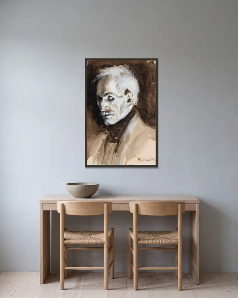 Lieutenant Stool, Albert Edelfelt w ramie na ścianie