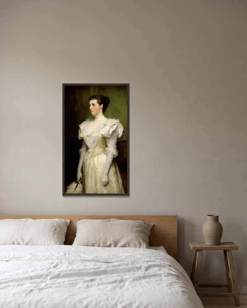 Mrs John Gallatly, Albert Edelfelt w ramie na ścianie