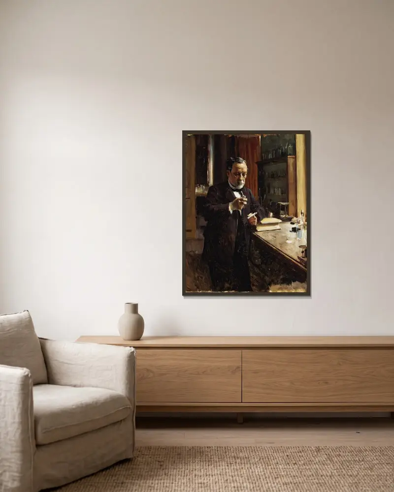 Study for the Portrait of Louis Pasteur, Albert Edelfelt w ramie na ścianie