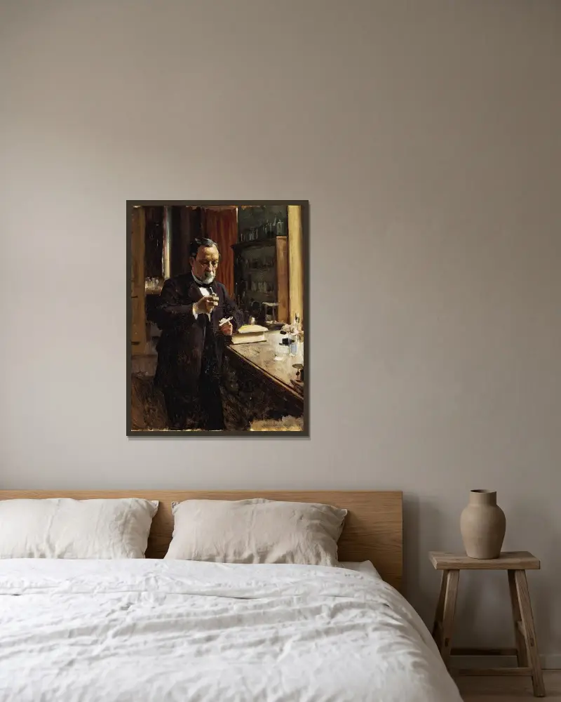 Study for the Portrait of Louis Pasteur, Albert Edelfelt w ramie na ścianie