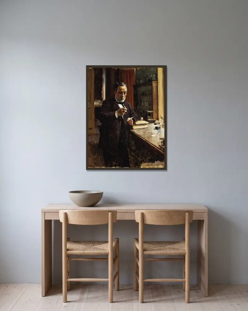 Study for the Portrait of Louis Pasteur, Albert Edelfelt w ramie na ścianie