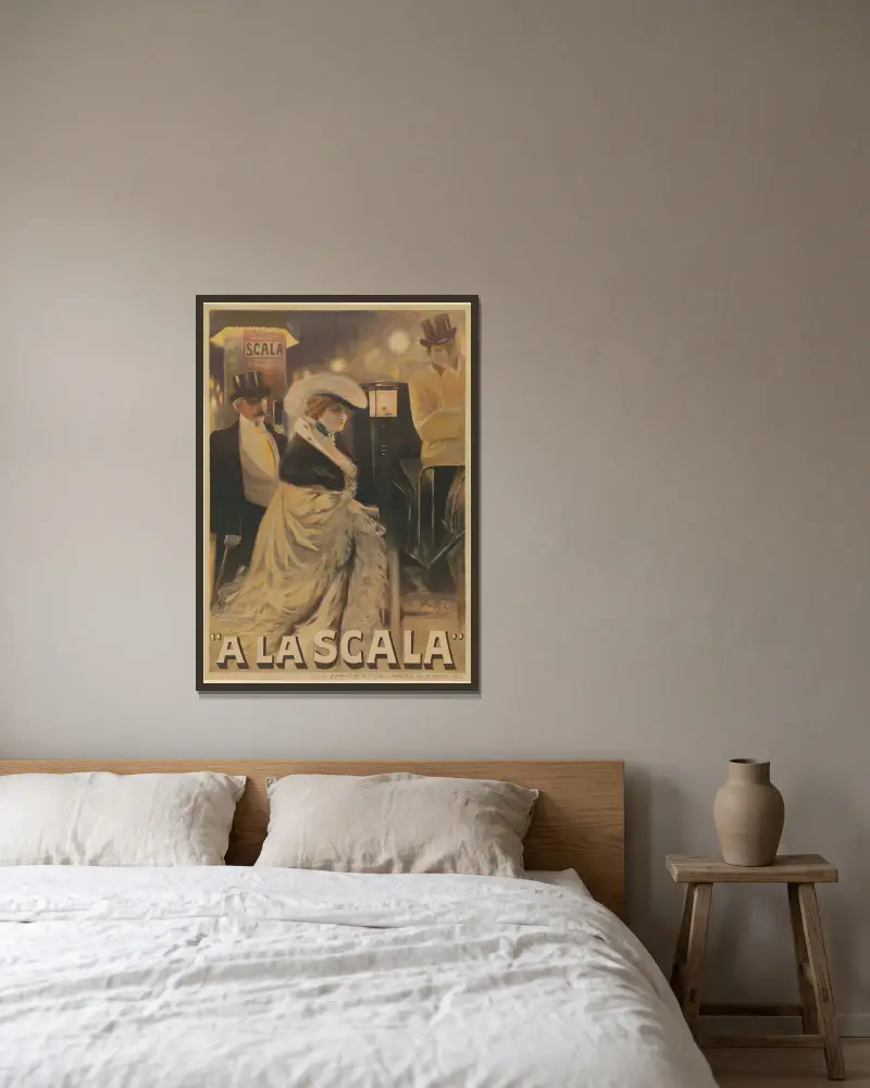 A la Scala, Albert Guillaume v rámu na stěně