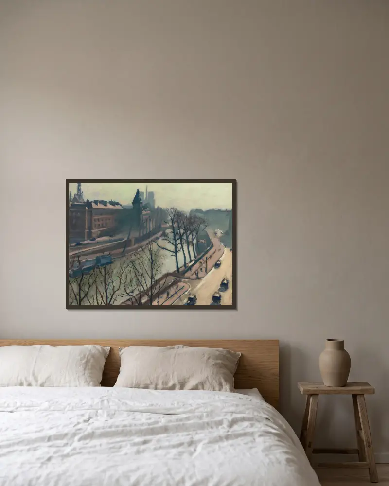 Pont Saint-Michel von Albert Marquet gerahmt an einer Wand