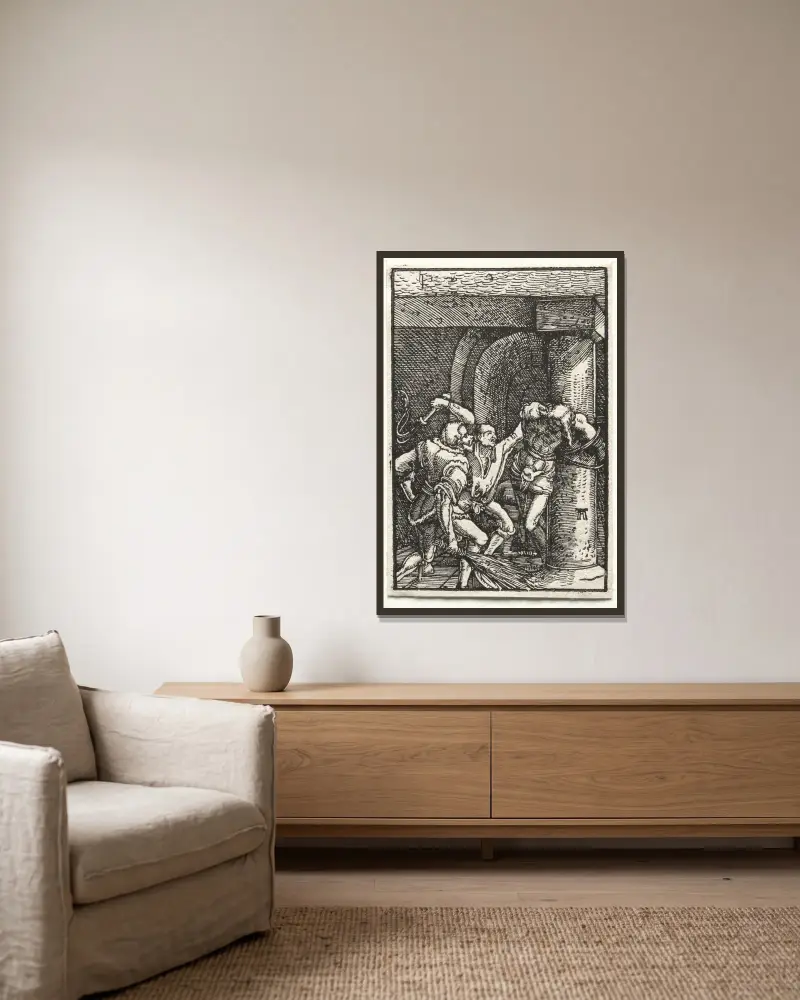 Biczowanie Chrystusa, Albrecht Altdorfer w ramie na ścianie