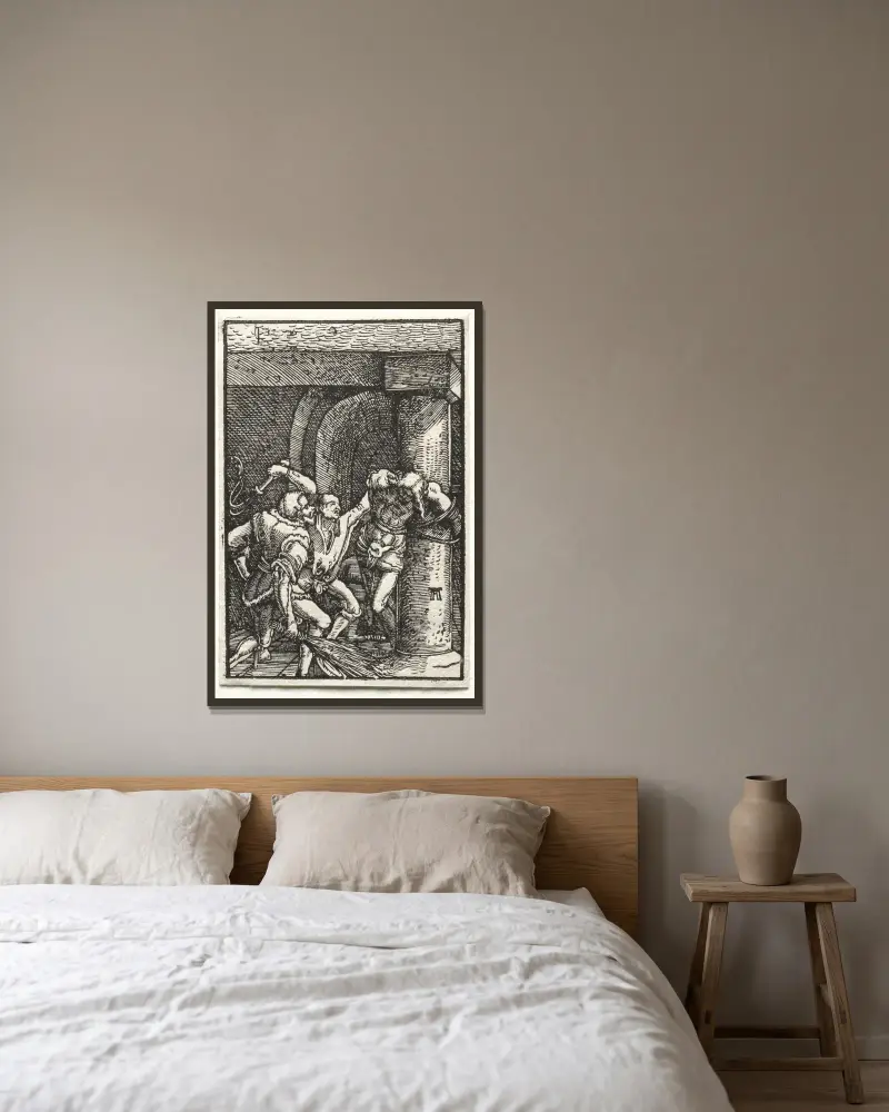 Biczowanie Chrystusa, Albrecht Altdorfer w ramie na ścianie