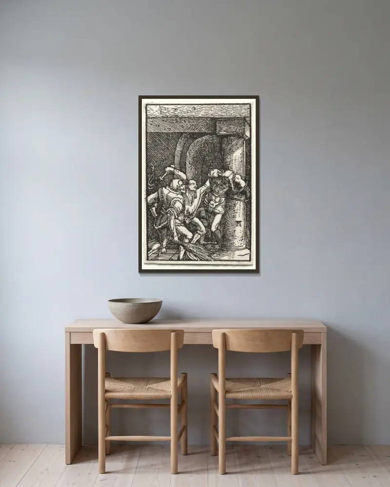 Biczowanie Chrystusa, Albrecht Altdorfer w ramie na ścianie