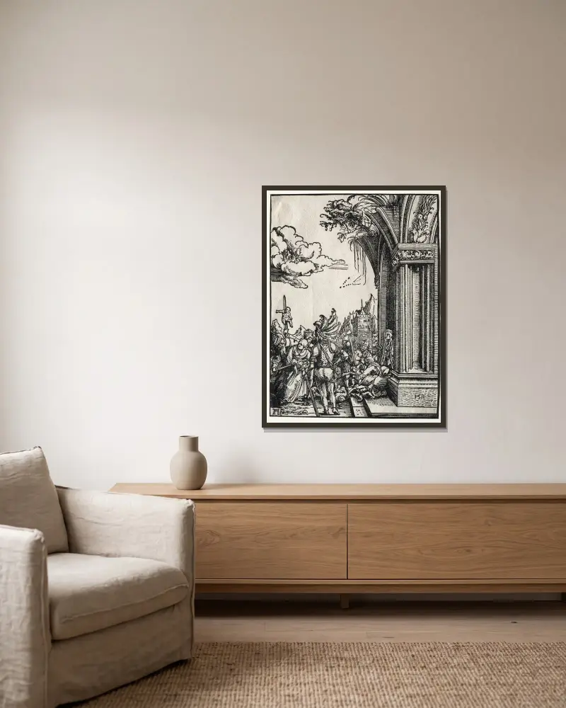 Vraždění neviňátek, Albrecht Altdorfer v rámu na stěně