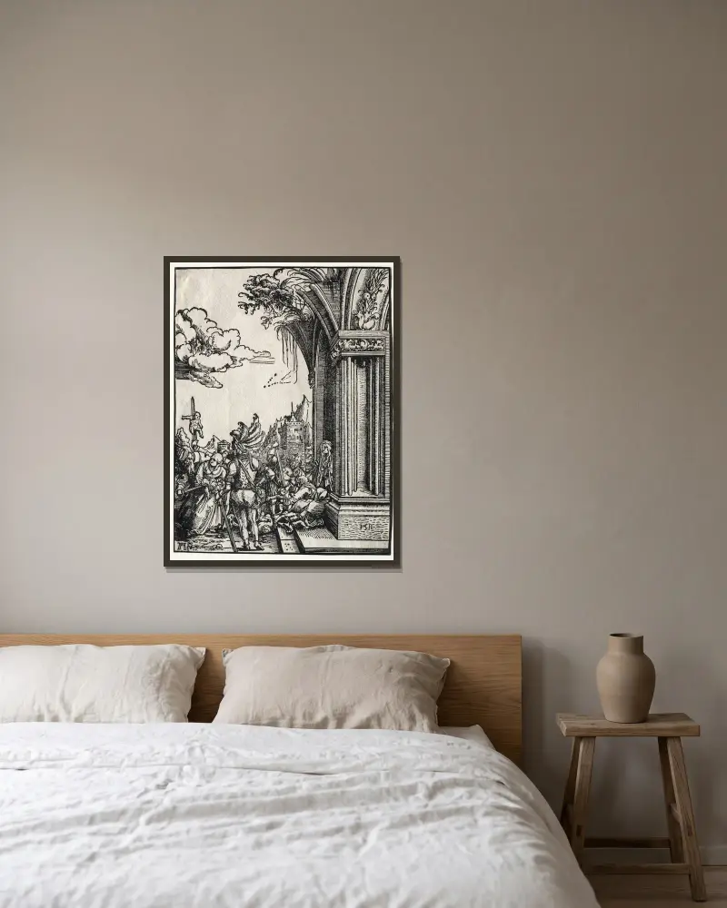 Vraždění neviňátek, Albrecht Altdorfer v rámu na stěně