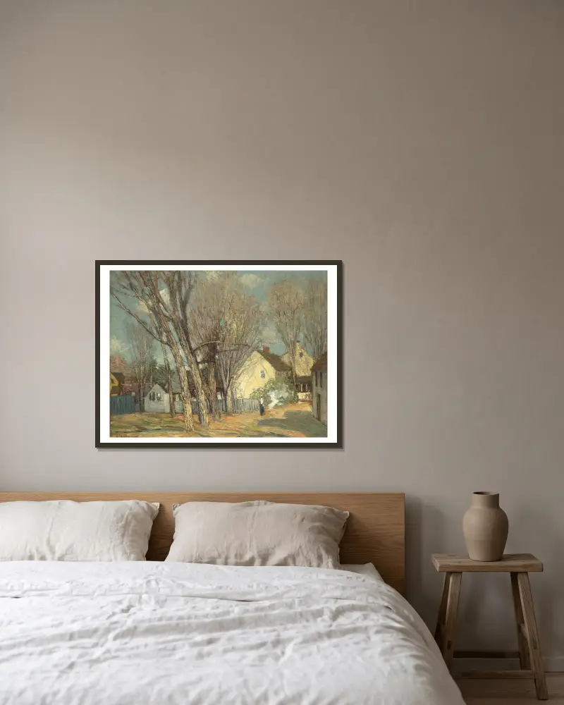 Wieś Windham, Julian Alden Weir w ramie na ścianie
