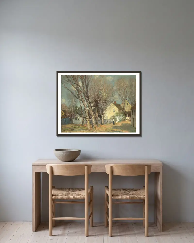 Wieś Windham, Julian Alden Weir w ramie na ścianie