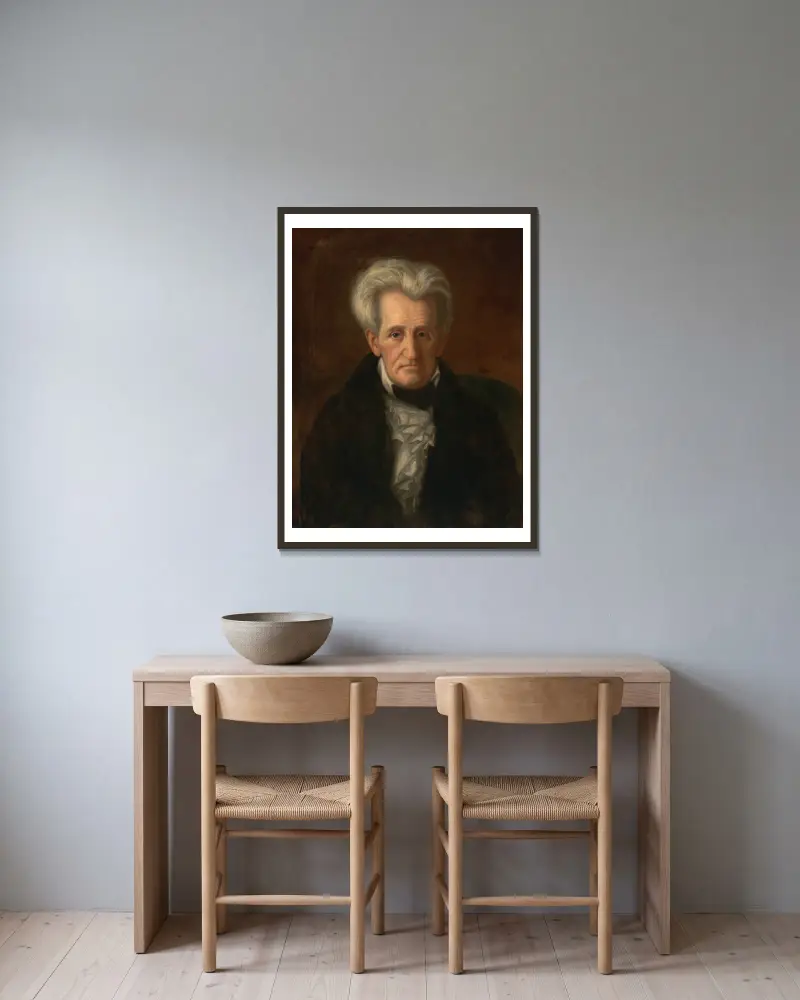 Andrew Jackson, George Peter Alexander Healy w ramie na ścianie