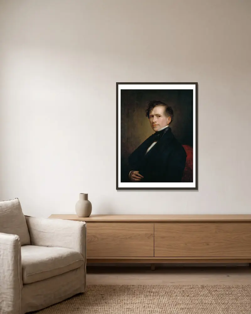 Franklin Pierce, 1853, George Peter Alexander Healy w ramie na ścianie