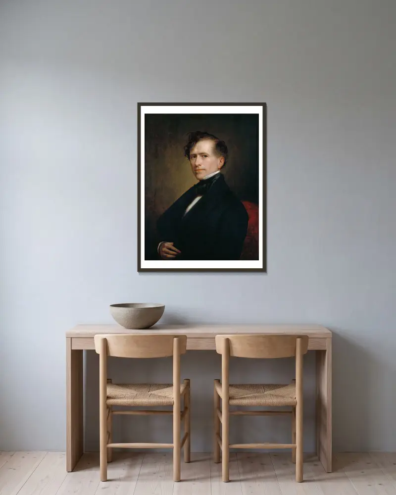 Franklin Pierce, 1853, George Peter Alexander Healy w ramie na ścianie