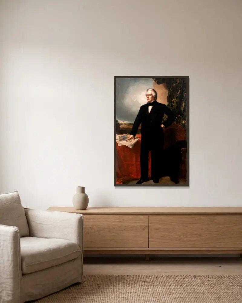 Millard Fillmore, 1857 – Nr. 2 von George Peter Alexander Healy gerahmt an einer Wand