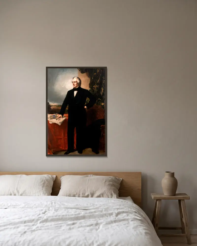Millard Fillmore, 1857 – Nr. 2 von George Peter Alexander Healy gerahmt an einer Wand