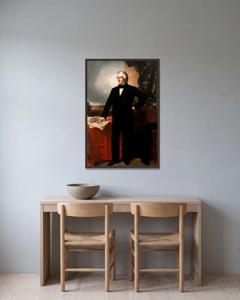 Millard Fillmore, 1857 – Nr. 2 von George Peter Alexander Healy gerahmt an einer Wand