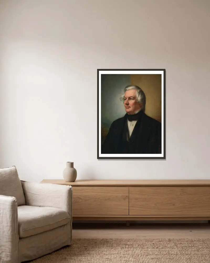 Millard Fillmore, 1857 – Nr. 1, George Peter Alexander Healy w ramie na ścianie