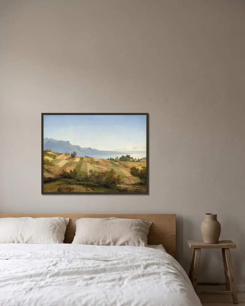 Švýcarská krajina, Alexandre Calame v rámu na stěně