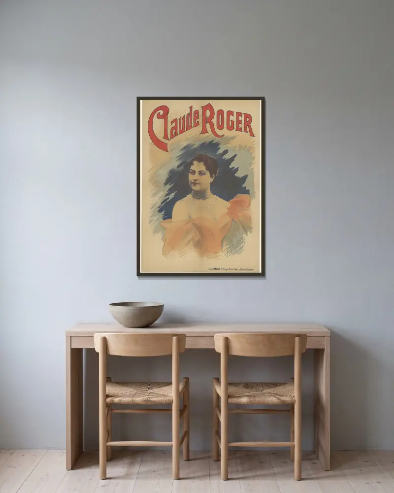 Claude Roger, Alfred Choubrac v rámu na stěně