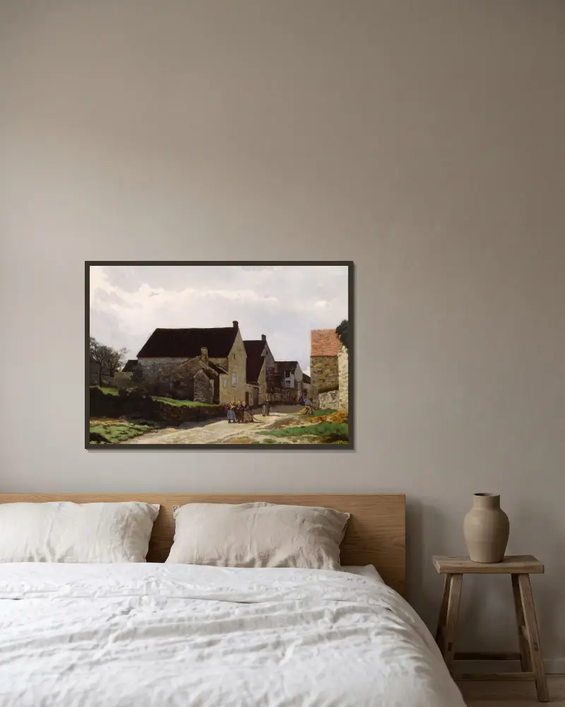 Kobiety idące do lasu, Alfred Sisley w ramie na ścianie