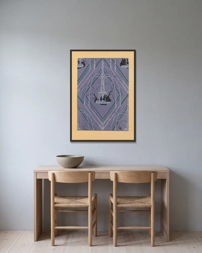 20 compositions en couleurs dans le style oriental Pl.10 av Emile-Allain Séguy inramad på en vägg