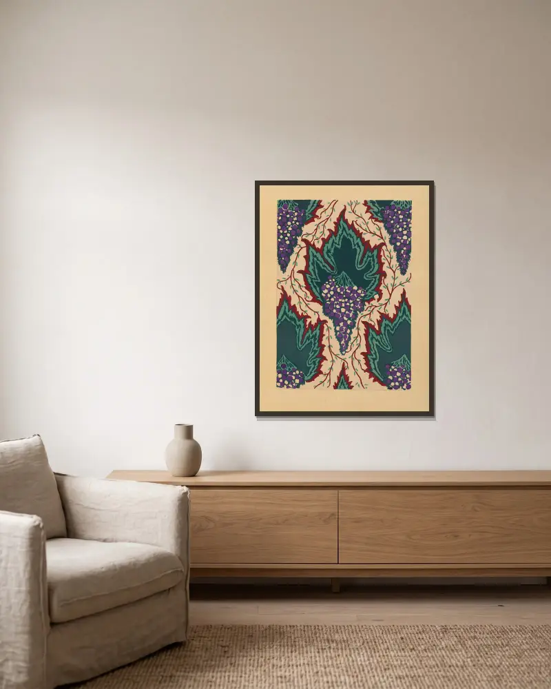 20 compositions en couleurs dans le style oriental Pl.18 av Emile-Allain Séguy inramad på en vägg