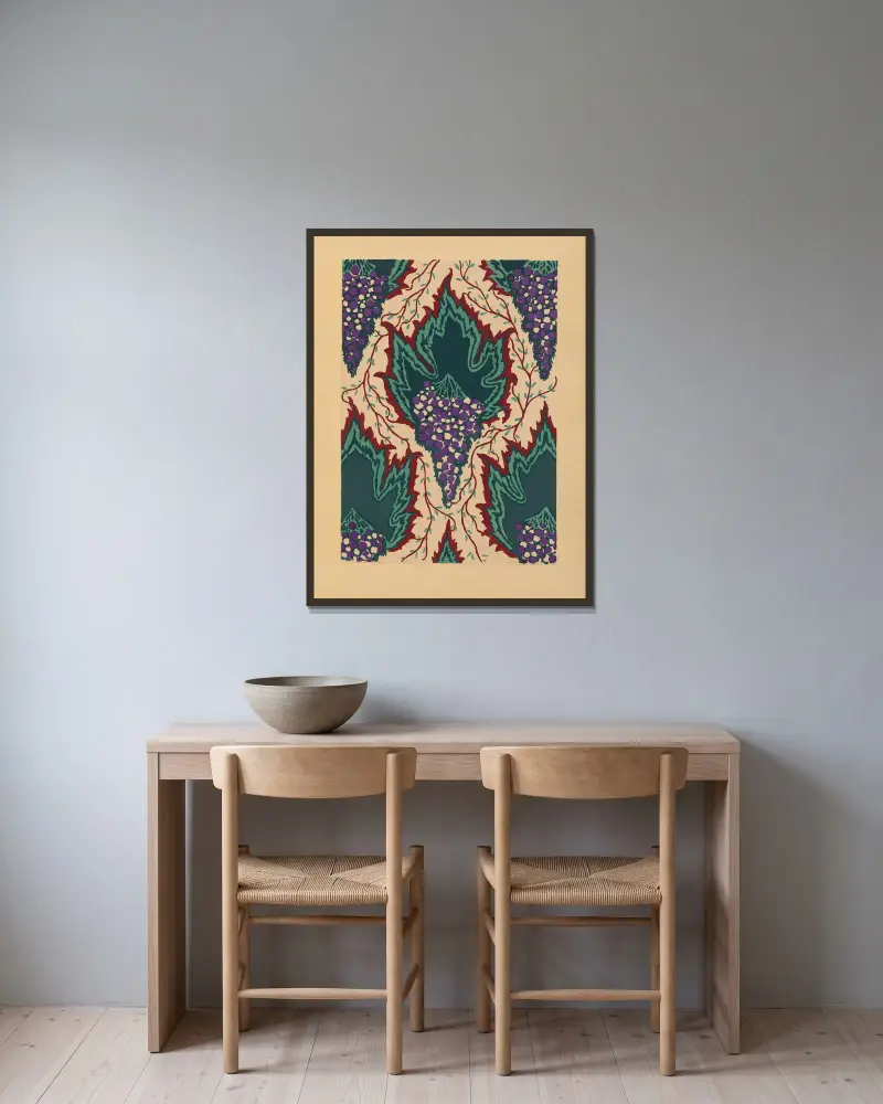 20 compositions en couleurs dans le style oriental Pl.18 av Emile-Allain Séguy inramad på en vägg