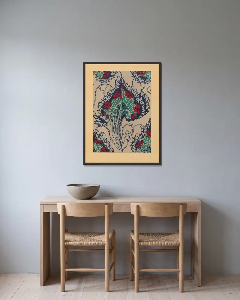 20 compositions en couleurs dans le style oriental Pl.19 av Emile-Allain Séguy inramad på en vägg