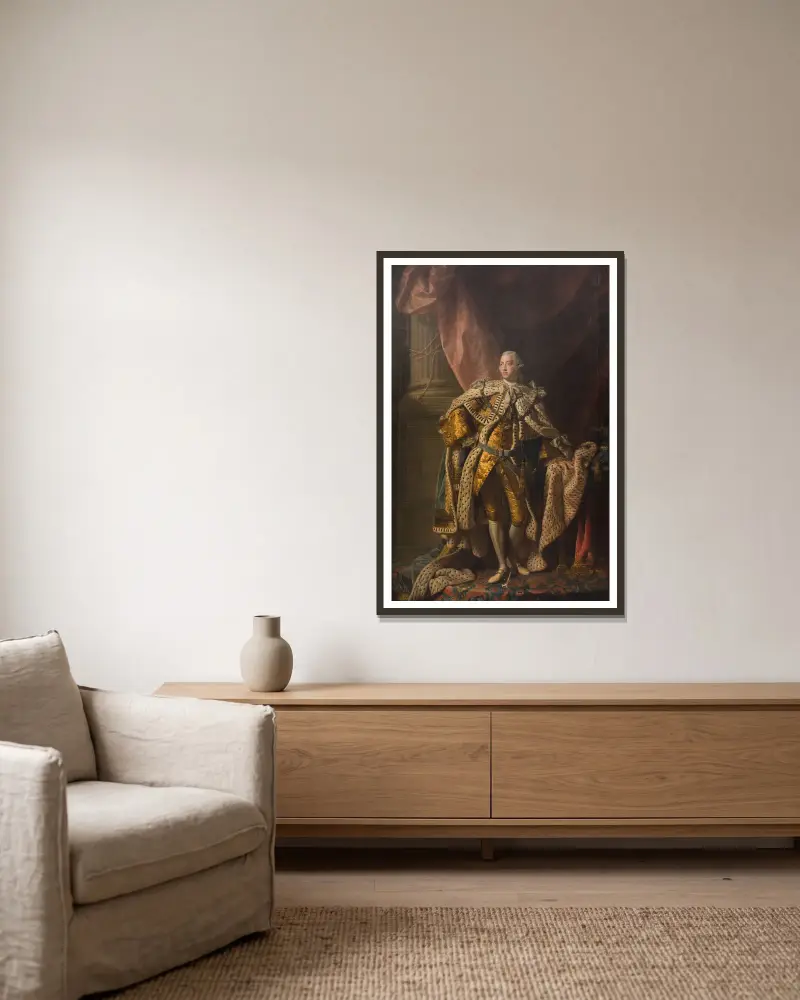 Jerzy III, Allan Ramsay w ramie na ścianie