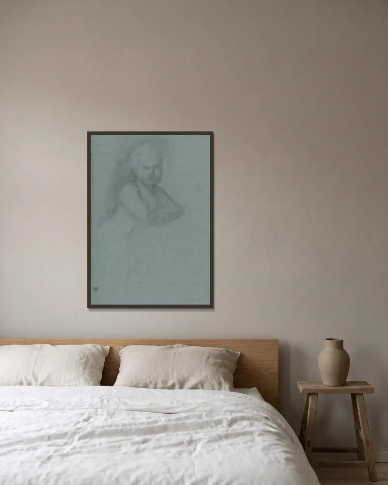 Georg IV som prins av Wales av Allan Ramsay inramad på en vägg