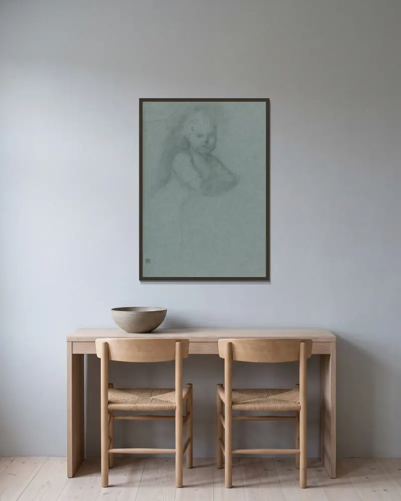 Georg IV som prins av Wales av Allan Ramsay inramad på en vägg