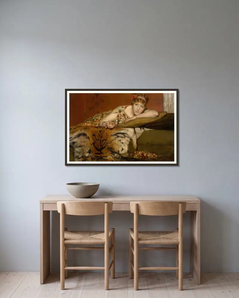 Czereśnie, Lawrence Alma-Tadema w ramie na ścianie